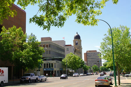 Downtown Lethbridge (Photo: Kmsiever/WC)