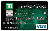 Td First Class Visa Credit Card
