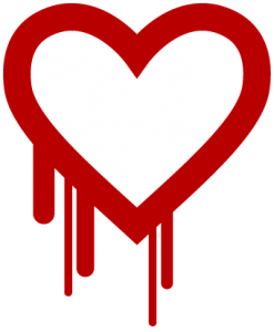 This illustration to represent the "Heartbleed Bug" has been circulating around the Internet in recent days.