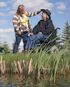 Wayne and Dawn Kuzio of Sturgeon County, Alta., gave three one-acre cottage country lots to their three kids. (Photo by Jason Franson)