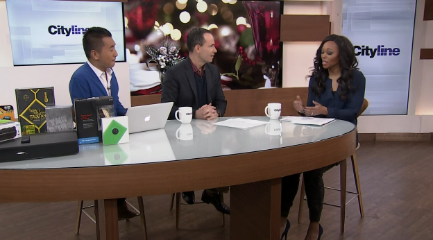 (Bruce Sellery, Winston Sih and Tracey Moore appear on Cityline on Wednesday, Nov. 26, 2014)