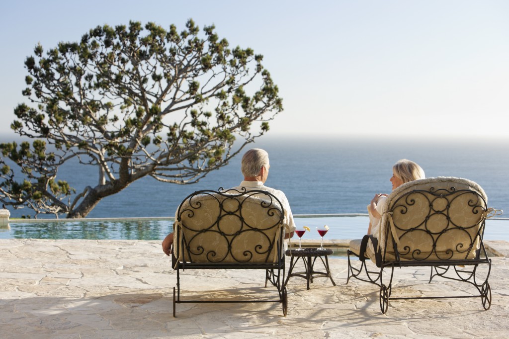 Ever wonder what it's like to retire rich? (Robert Nicholas/Getty Images) 