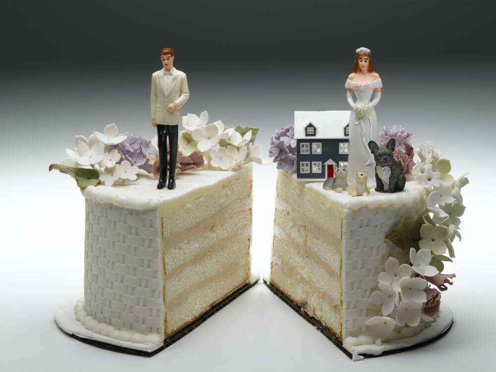 Divorce means splitting up the marital assets (Getty Images / Jeffrey Hamilton)