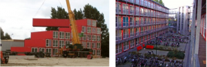 Tempohousing Amsterdam University container housing project (www.atira.bc.ca)