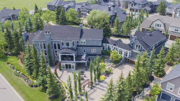 The Manor House in the Aspen Estates in Calgary is shown in this undated handout photo. Luxury home sales in Calgary have taken a hit this year but that isn't preventing the listing of a $12.5-million home. (Southeby’s/THE CANADIAN PRESS)