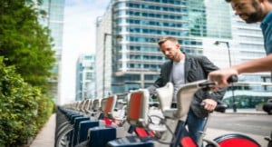 London UK bike sharing (Getty / franckreporter)