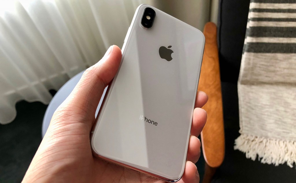 iPhone X from the back