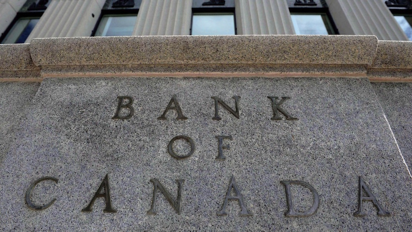 The Bank of Canada marker is pictured in Ottawa on September 6, 2011. The Bank of Canada will release its latest monetary policy report this morning -- a document expected to explore the economic damage inflicted by falling oil prices. THE CANADIAN PRESS/Sean Kilpatrick