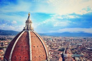 view overlooking florence italy