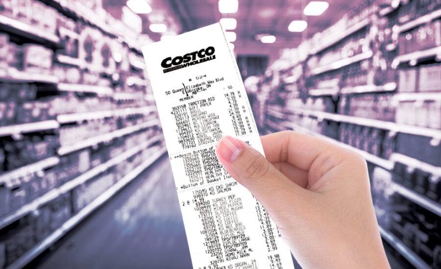 costco receipt