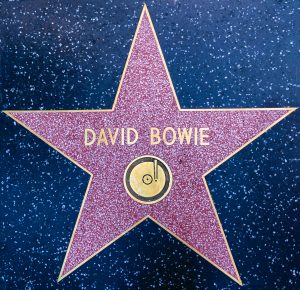 David Bowie's walk of fame star