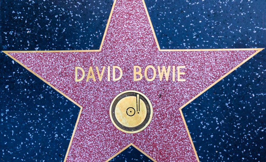 David Bowie's walk of fame star