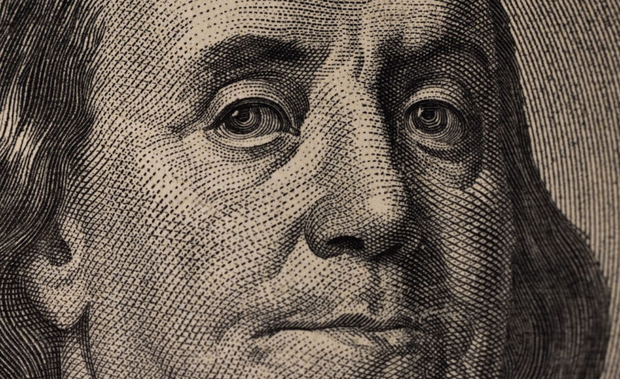 An image of a face is seen extremely close up