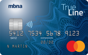 Image of MBNA True Line Mastercard - links to site