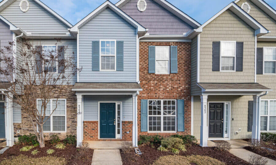 A townhome purchased at a five-year fixed mortgage rate