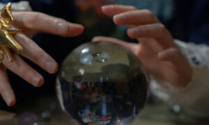 A fortune teller symbolizes the revenue releases for Oracle company.
