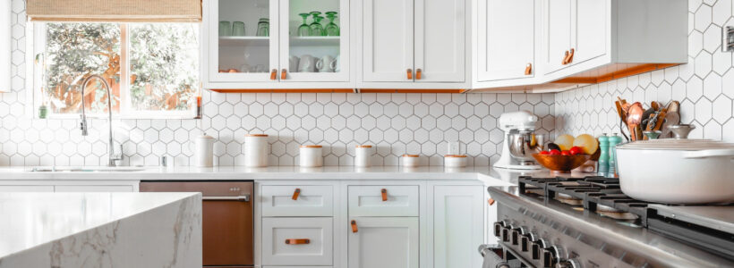 A newly renovated kitchen of a rental property