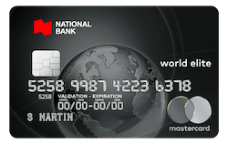 National Bank World Elite Mastercard Images