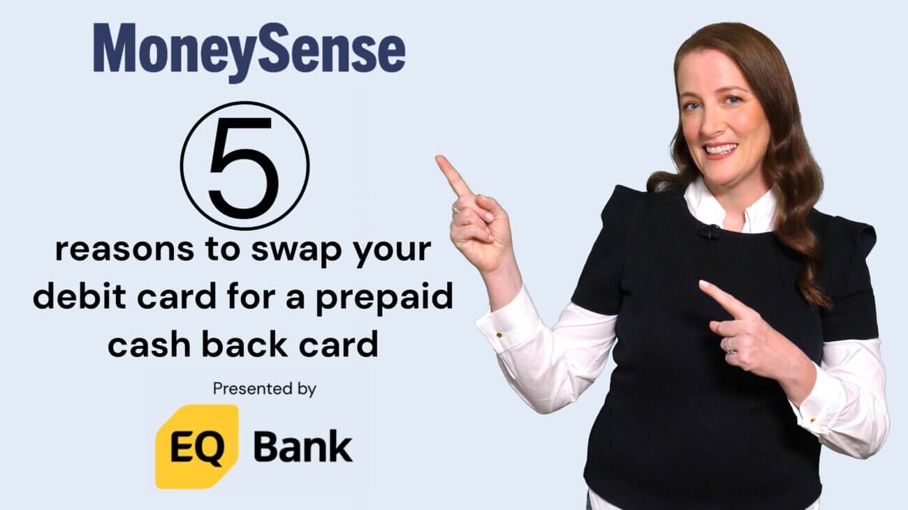 Links to video "5 reasons to swap your debit card for a prepaid cash back card"