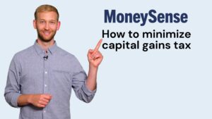 Title screen for video "How to minimize capital gains tax" - links to video