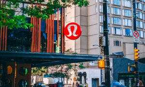 A Lululemon store front, as part of this week’s "Making sense of the markets this week" roundup.