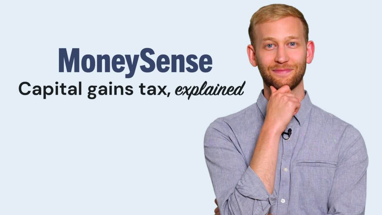 Title screen for video "Capital gains tax, explained" - links to video