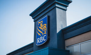 A RBC bank sign, one of the Big Banks in Canada we cover for earnings