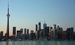A view of the Toronto skyline