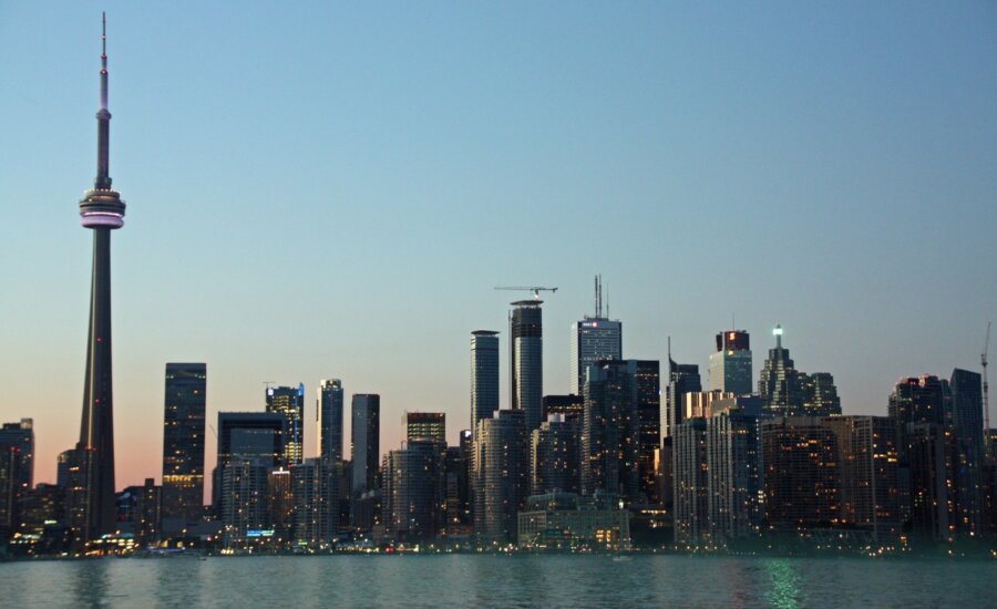 A view of the Toronto skyline