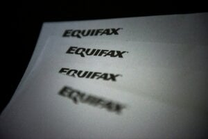 Four sheets of letterhead paper with the Equifax logo