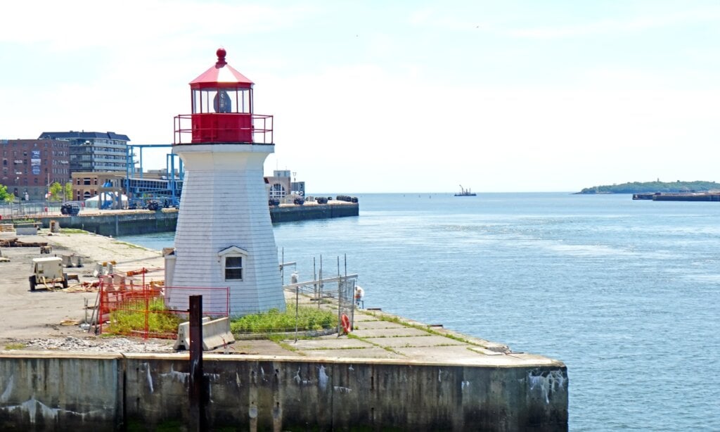 The Saint John Coast Guard Base Lighthouse in Saint John, New Brunswick