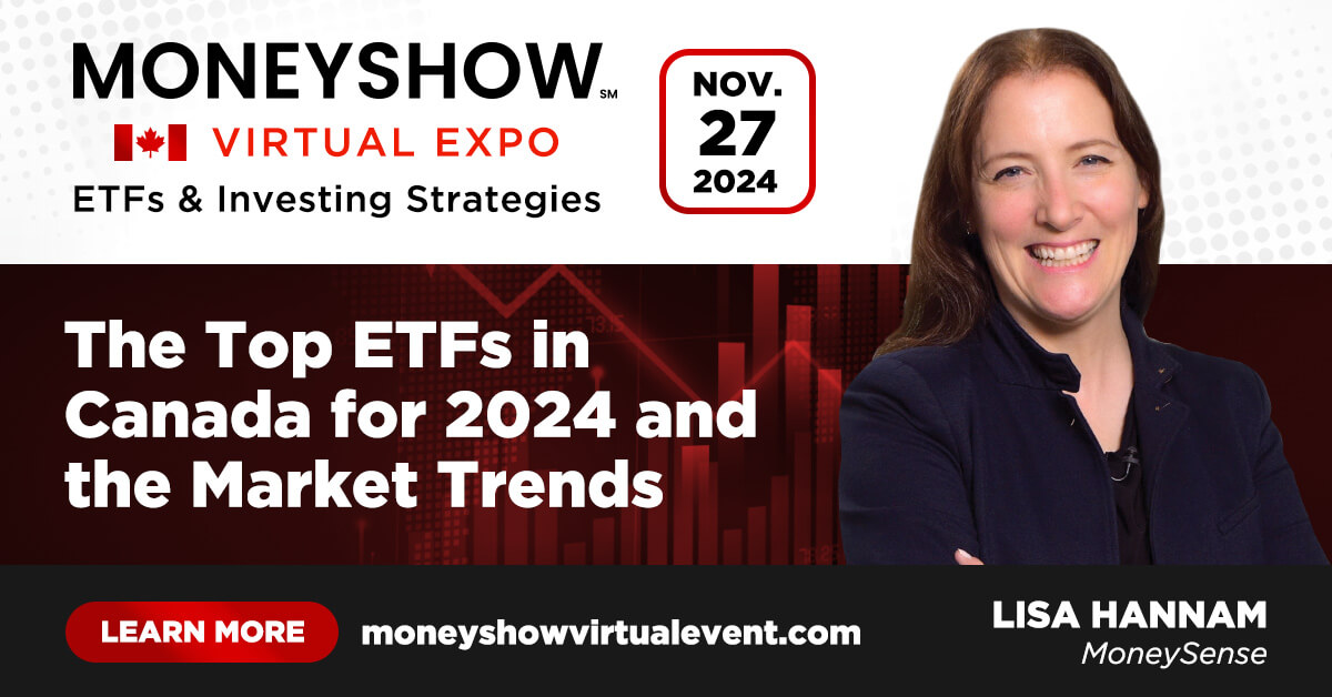 MoneySense no MoneyShow: ganhos de capital e sessões de ETF