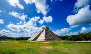 El Castillo pyramid at Mexico's Chichen Itza archeological site