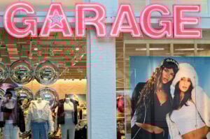 A Garage clothing retail store is shown in Montreal, Friday, Nov. 15, 2024.