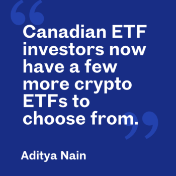 Canadian investors have more crypto ETFs to choose from