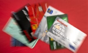 A credit cards illustration is shown in a Thursday, Oct. 6, 2022 file photo.