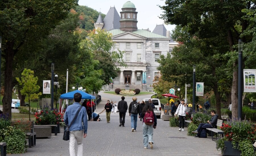 McGill University is seen in Montreal, on Friday, Oct. 13, 2023.