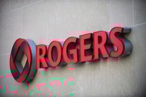 The Rogers Communications sign is marks the company's headquarters in Toronto, April 25, 2012.