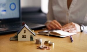 Person signing a mortgage