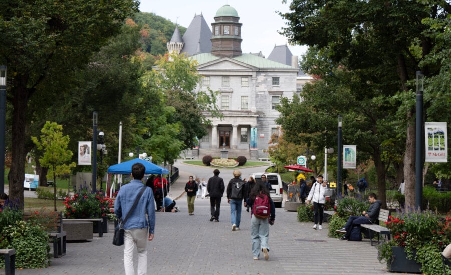 McGill University is seen Friday, October 13, 2023 in Montreal.