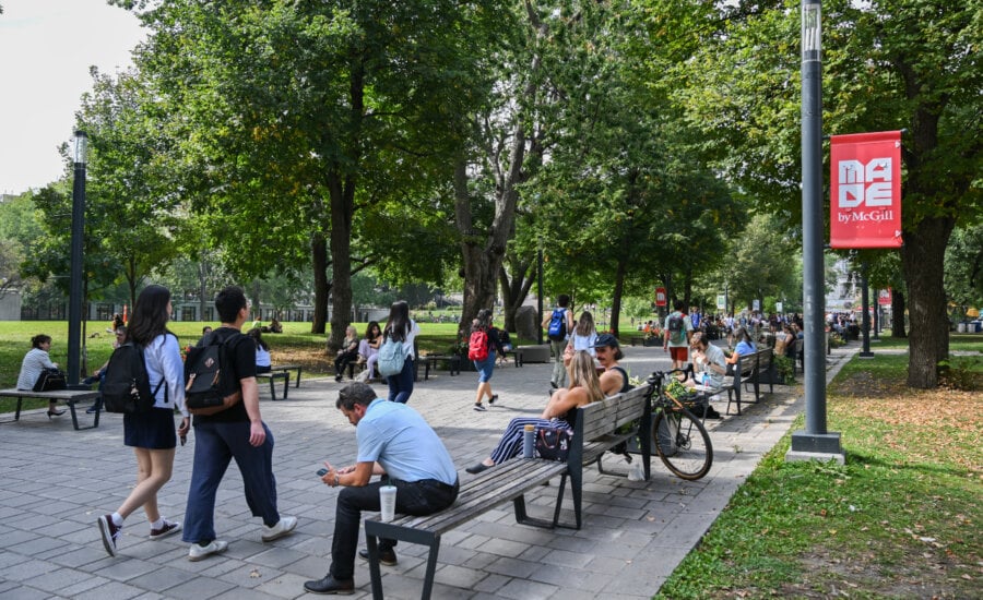 McGill university campus in Montreal, Thursday, September 19, 2024.