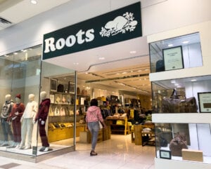A Roots clothing store is pictured in Ottawa, Tuesday, Sept. 13, 2022.