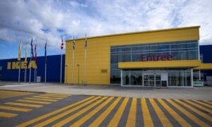 Exterior of Ikea store