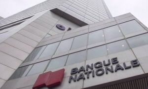 The head office of the National Bank is seen Friday, April 21, 2017 in Montreal.